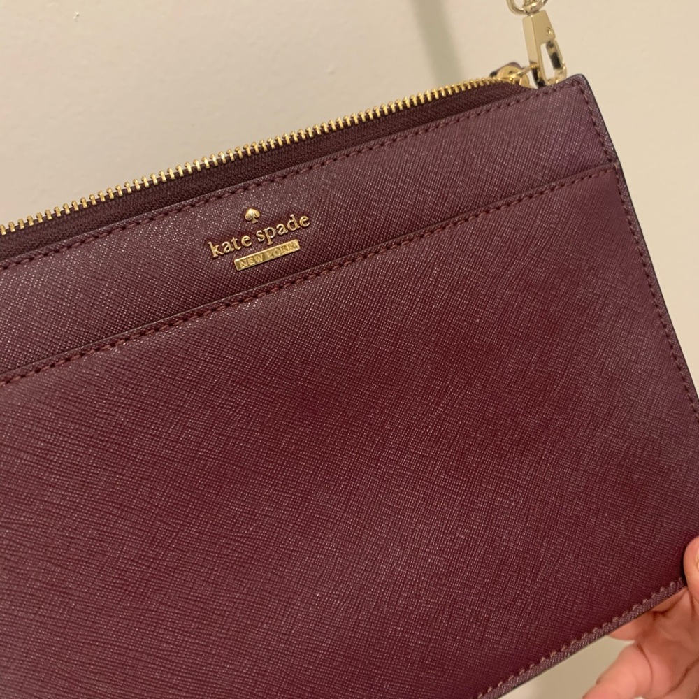 Kate spade crossbody bag - maroon